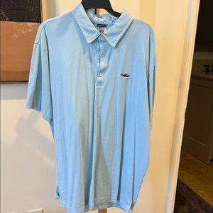 Patagonia Light Blue Polo Shirt